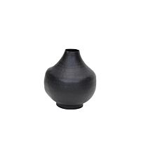 Metall Vase Alu/Blacky