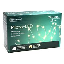 LED Lichterkette im Silberdraht/Micro