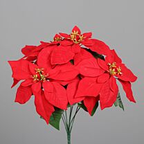 Kunststoff Poinsettie Stella/Velvet