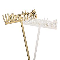 Holz Schild Weihnachtszeit