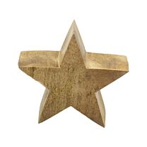 Holz Stern Natural Star