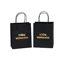 Papier Geschenktüte Stern/Schöne Weihnachten