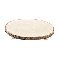 Holz Tablett Scheibe