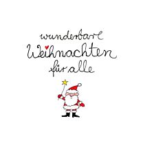 Weihnachtsserviette Wunderbare Weihnachten/Weihnachtsmann