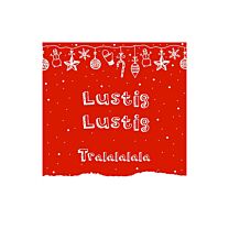 Weihnachtsserviette Lustig, Lustig