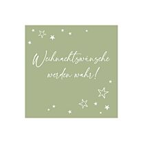 Weihnachtsserviette Weihnachtswünsche werden wahr!