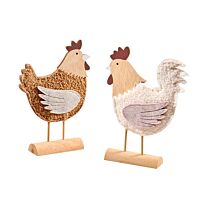 Holz Hahn/Huhn Eastern