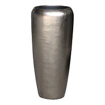 Polystone Vase Silver