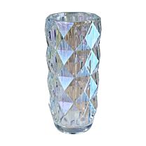 Glas Vase Prisma