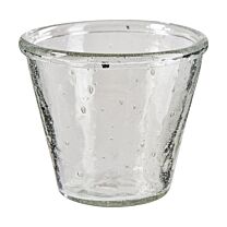 Glas Teelichtbecher Conical