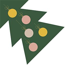 Weihnachtsserviette Tannenbaum (12 Stück)