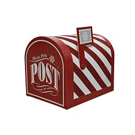 Pappmache Briefkasten Postbox North Pole Post 