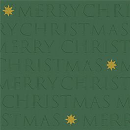 Weihnachtsserviette Merry Christmas (20 Stück)