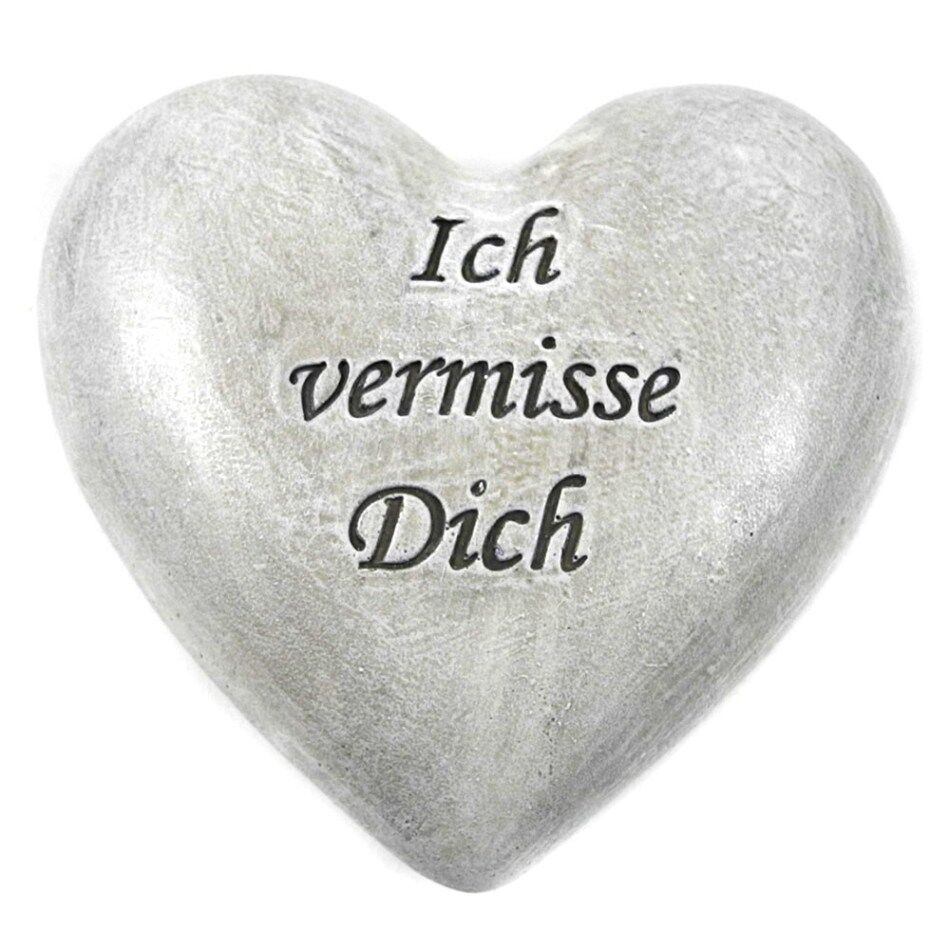 Resin Herz Ich vermisse Dich/Trauer
