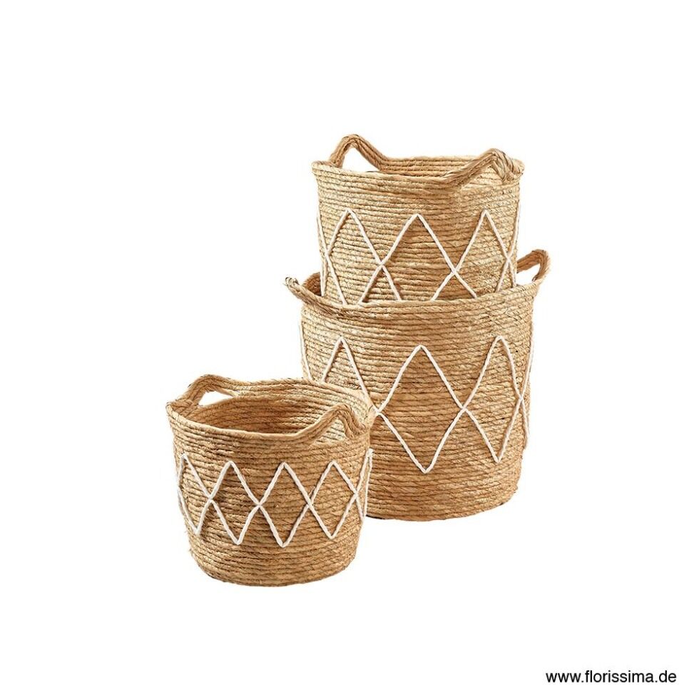 Sea grass planter Samoa/thread design