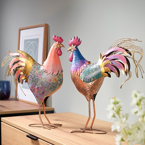 Coqs et poulets