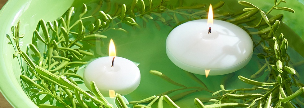 Bougies flottantes