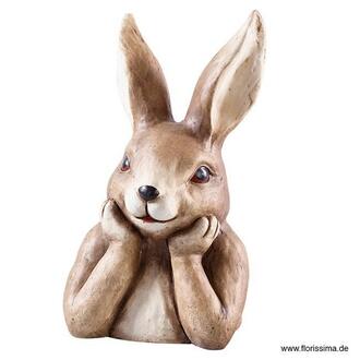 Tête de Lapin en Résine Paule