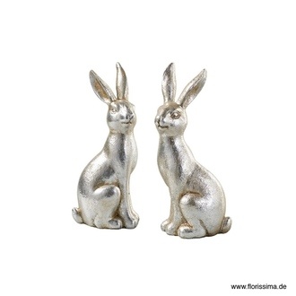 Lapin en Résine Erwin & Emma