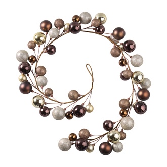 plastic garland Kugelornamente