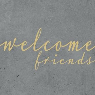 Serviette Welcome Friends