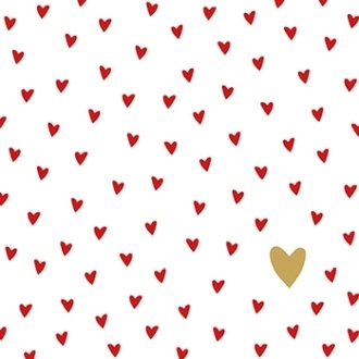 Serviette Little Hearts