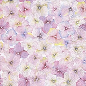 Serviette Kleine Blüten