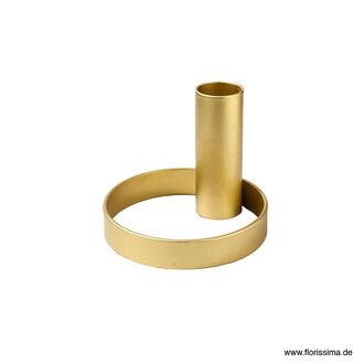 Metall Ring Kerzenständer/Goldring