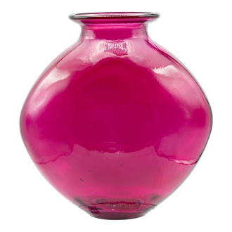 Glas Vase Bauchig