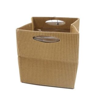 Papier Tasche Natur/Wellpappe