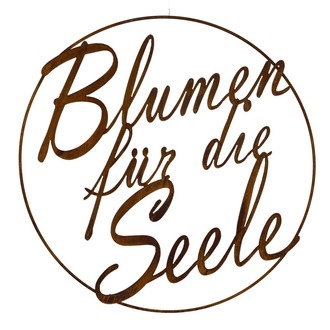 Metall Ring Blumen für die Seele