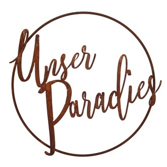 Metall Ring Unser Paradies