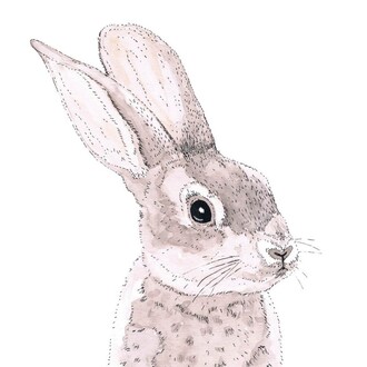 Lapin de Pâques en Serviette