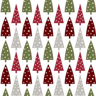 Weihnachtsserviette Tannenbäume