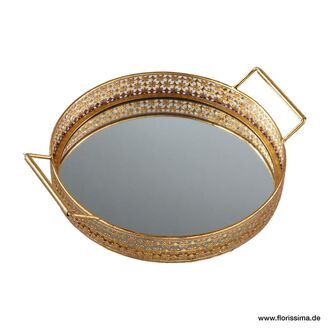 Metal Tray Glamour/Mirror