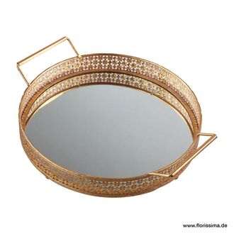 Metal Tray Glamour/Mirror