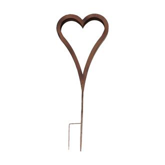 Metall Gartenstecker Herz