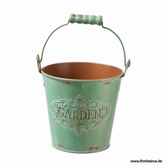 Zink Eimer Flori/Garden
