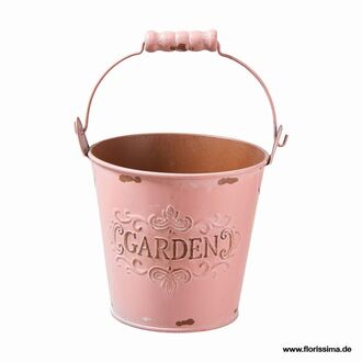 Zink Eimer Flori/Garden