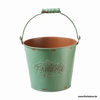 Zink Eimer Flori/Garden