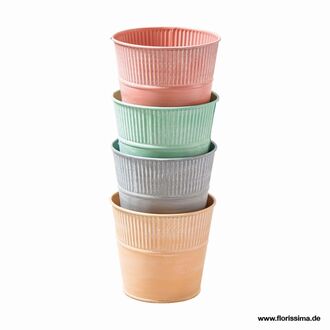 Zink Eimer Flori/Garden