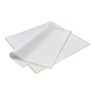 Plastic Sheet Foil Gold Edge