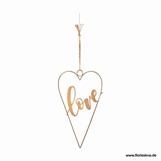 Metall Herz Love