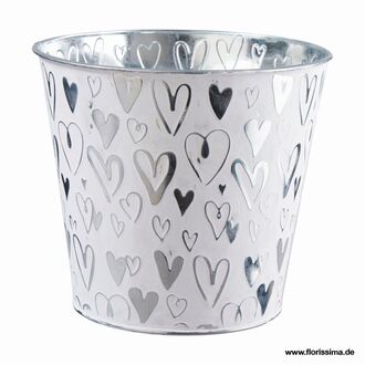 Zinc Planter Flori/Heart