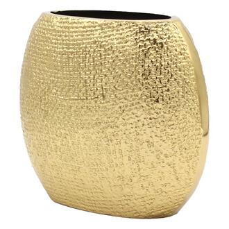 Metall Vase Alu Doha/oval