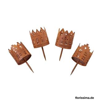 Metall Windlicht Haus