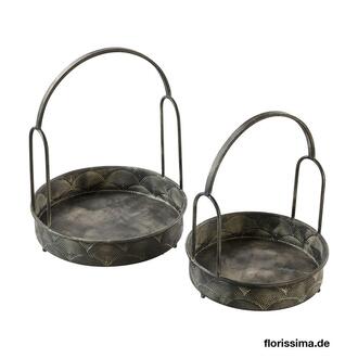 Metall Tablett Ornament