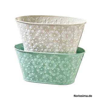 Gaufrage Floral en Métal pour Jardinière
