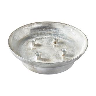 Metal Candle Holder Bowl