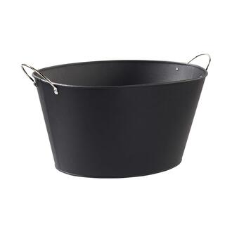 Metall Pflanzschale Grigio/oval